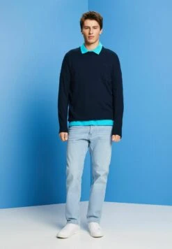 ESPRIT Jumper - Navy -Esprit Sales Store 88d4e516a92541cc9b46a41329abbf48