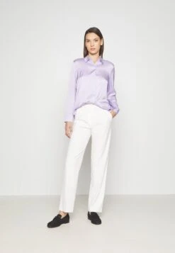 ESPRIT Viscose Sateen Blouse - Button-Down Blouse - Lavender -Esprit Sales Store 892c41f83b6e4a6abe2fb379c8e63dc7
