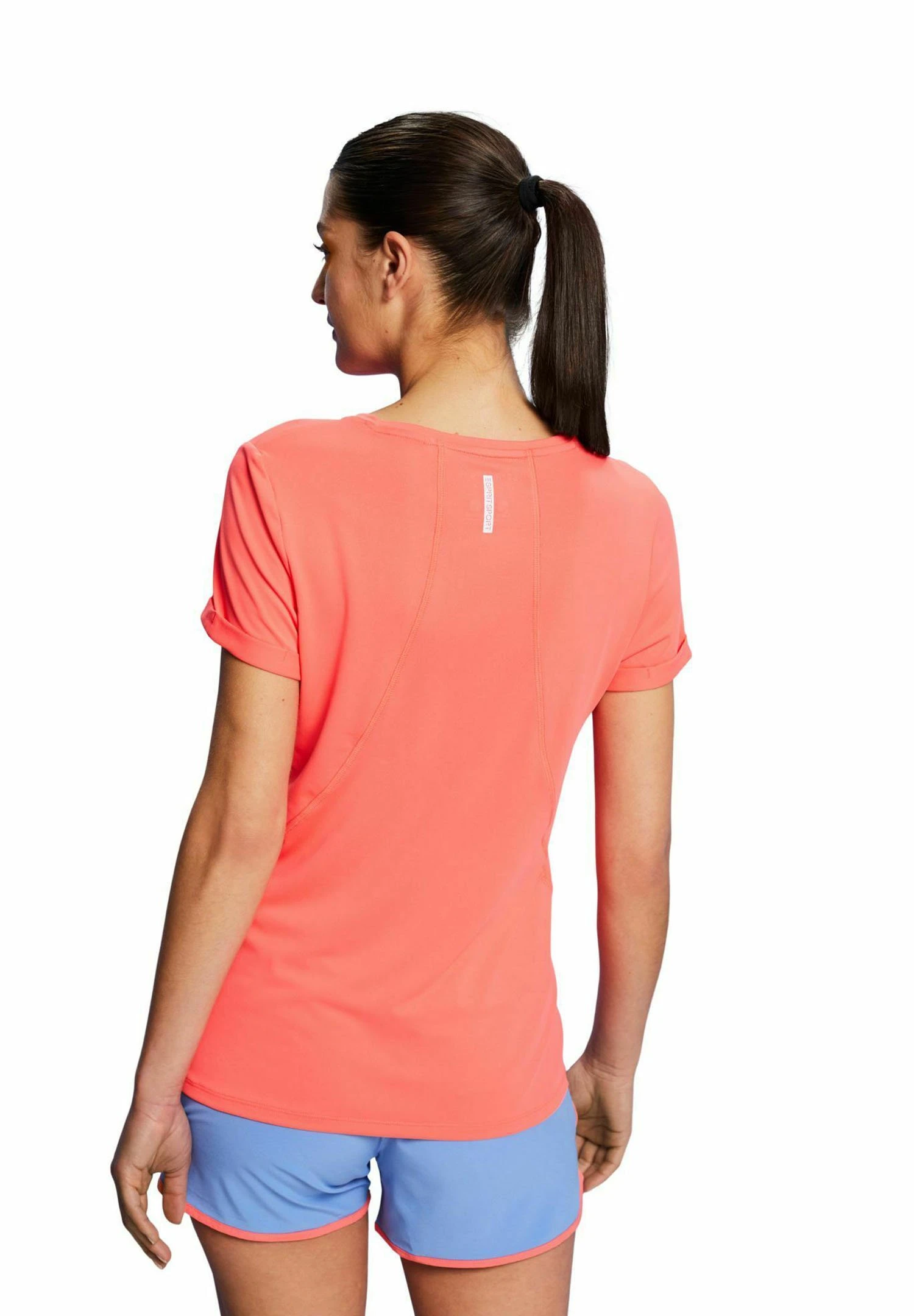 Basic T-Shirt - Coral 2 Basic T-Shirt - Coral - Image 2