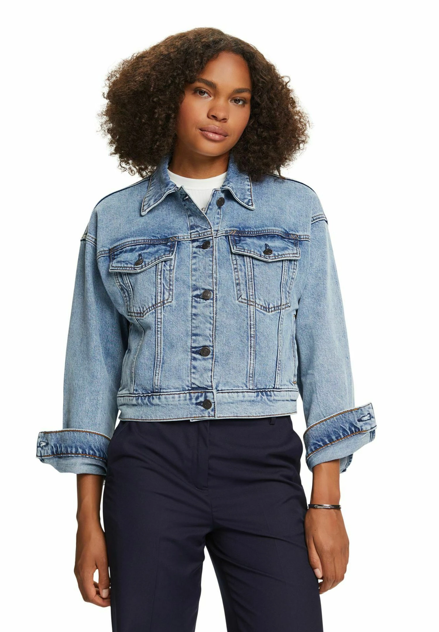ESPRIT In Boxy - Denim Jacket 6 ESPRIT In Boxy - Denim Jacket - Image 6