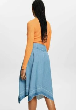 ESPRIT Asymmetrischer - A-Line Skirt - Blue Light Washed -Esprit Sales Store 8e1fb12c044649c39ae63a4308668046