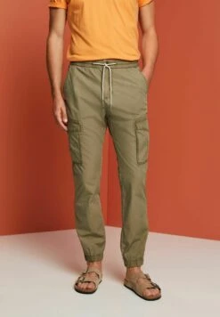 ESPRIT Cargo Trousers - Olive -Esprit Sales Store 8e63ad2b7fe74d798127e7943e3facf8
