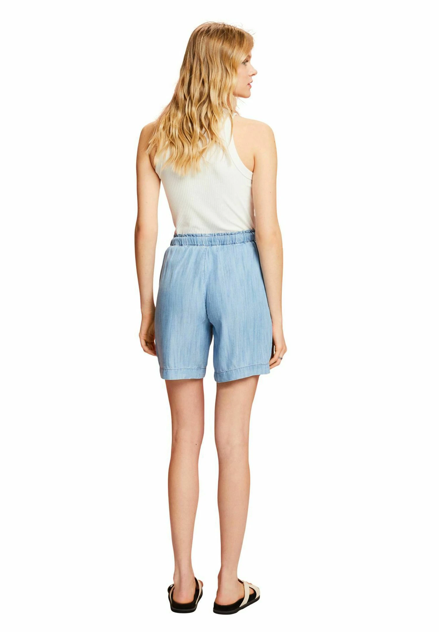 ESPRIT Denim Shorts - Blue Light Wash 2 ESPRIT Denim Shorts - Blue Light Wash - Image 2