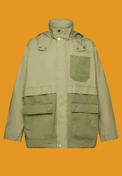 ESPRIT Outdoor - Summer Jacket - Olive -Esprit Sales Store 8f03d35a99ca4c3db4658aacb41f93f6