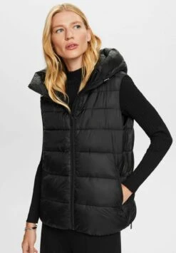 ESPRIT Ultra Light Vest - Waistcoat - Black