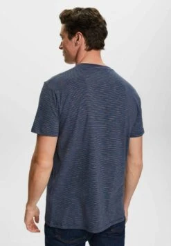 ESPRIT Mit Feinen Streifen - Print T-Shirt - Navy -Esprit Sales Store 8f89212e69264d5dad8cf249de9e3361