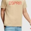 ESPRIT Mit Logo - Print T-Shirt - Sand