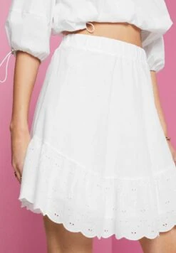 ESPRIT Light - A-Line Skirt - White -Esprit Sales Store 914ce7215b2244a28205a5739ae71f94