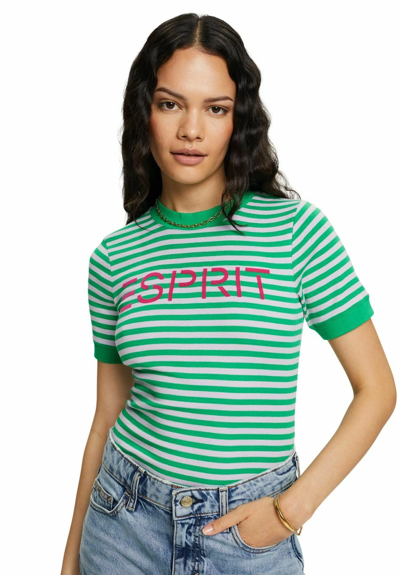 ESPRIT Print T-Shirt - Green 7 ESPRIT Print T-Shirt - Green - Image 7