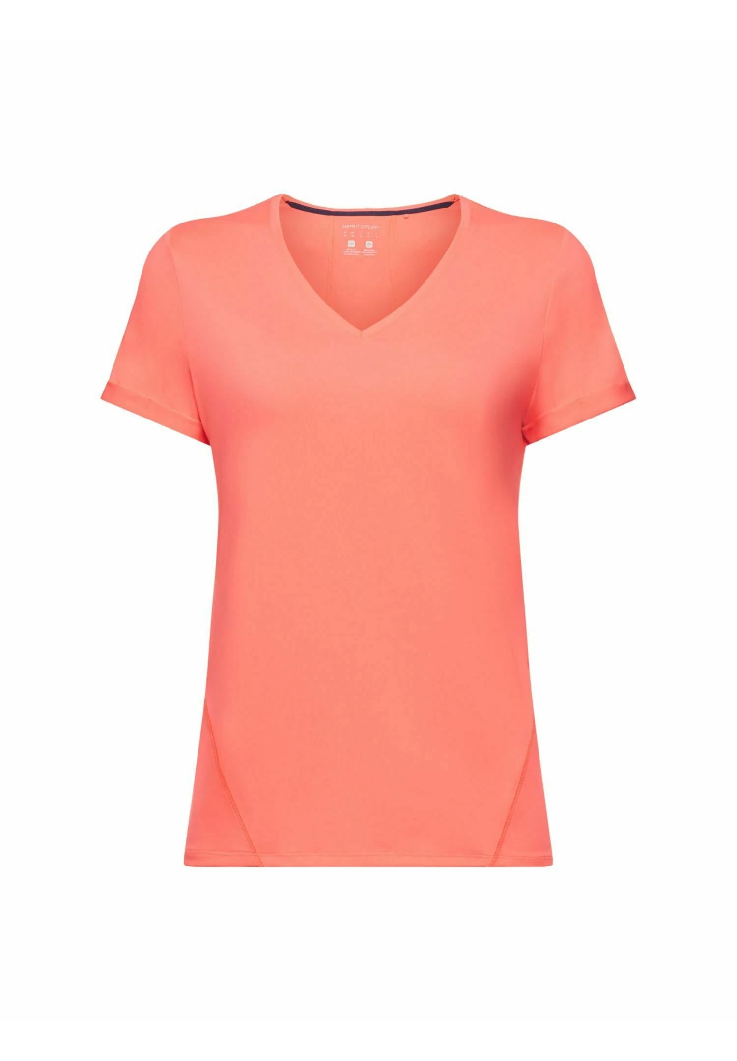 Basic T-Shirt - Coral 7 Basic T-Shirt - Coral - Image 7