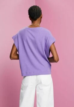 Edc By Esprit Basic T-Shirt - Purple -Esprit Sales Store 92e44981e885489292bdf3c4d92d06a7