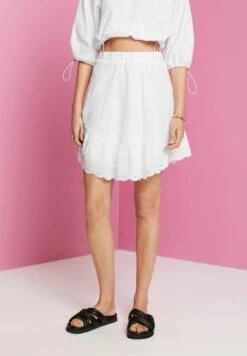 ESPRIT Light - A-Line Skirt - White -Esprit Sales Store 92ecff851795441d97d9af574282c7f8