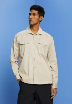 ESPRIT Mit Zwei Brusttaschen - Shirt - Light Taupe -Esprit Sales Store 939a3bdadf5b4e3293be92387f638318