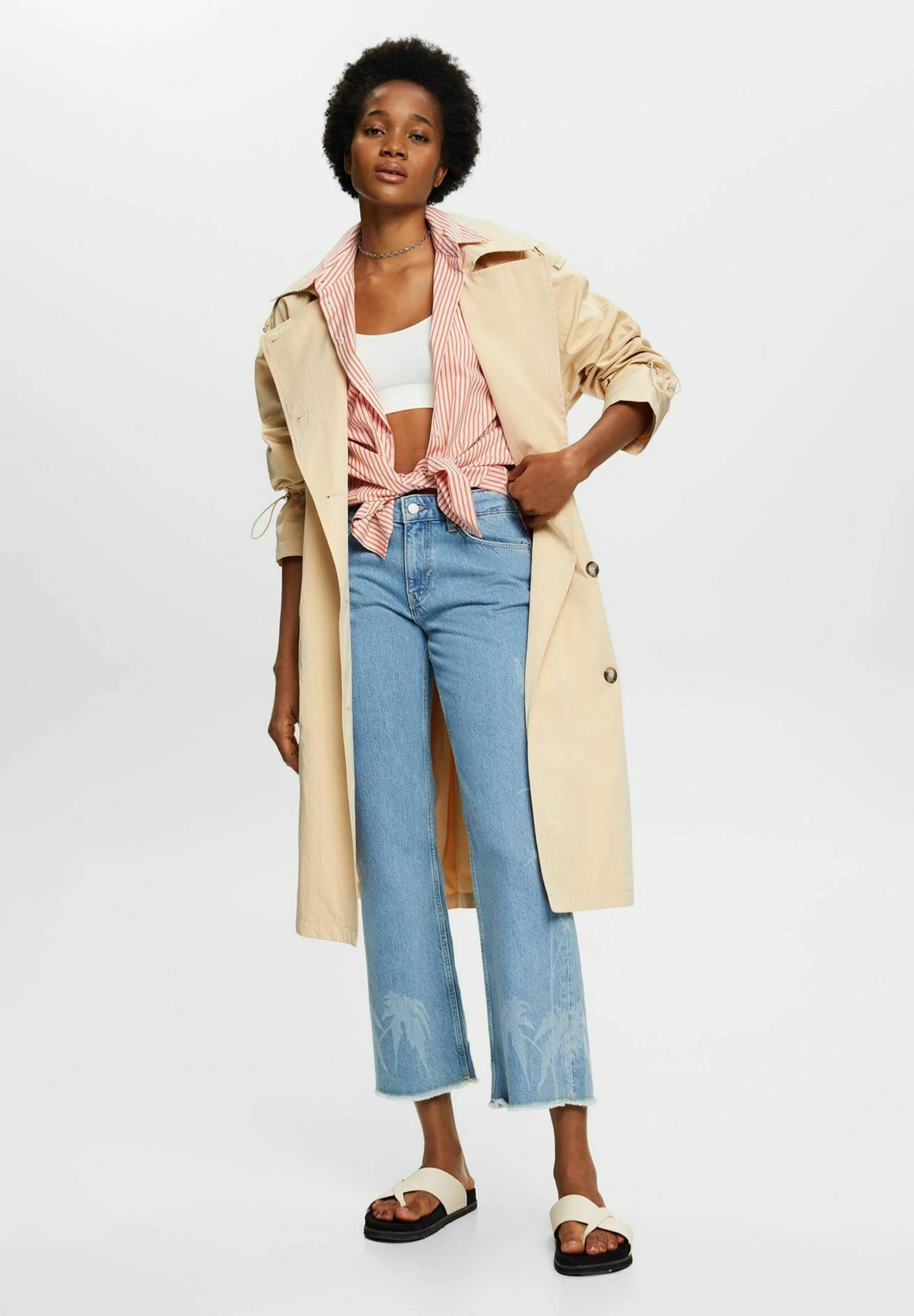 ESPRIT Flared Jeans - Blue Light Washed 6 ESPRIT Flared Jeans - Blue Light Washed - Image 6