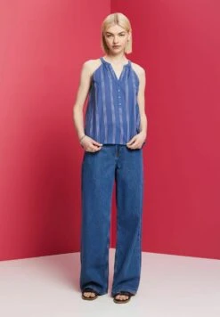 ESPRIT Regular Fit - Blouse - Ink -Esprit Sales Store 948ed1ae5b06444b91227a66585525d5