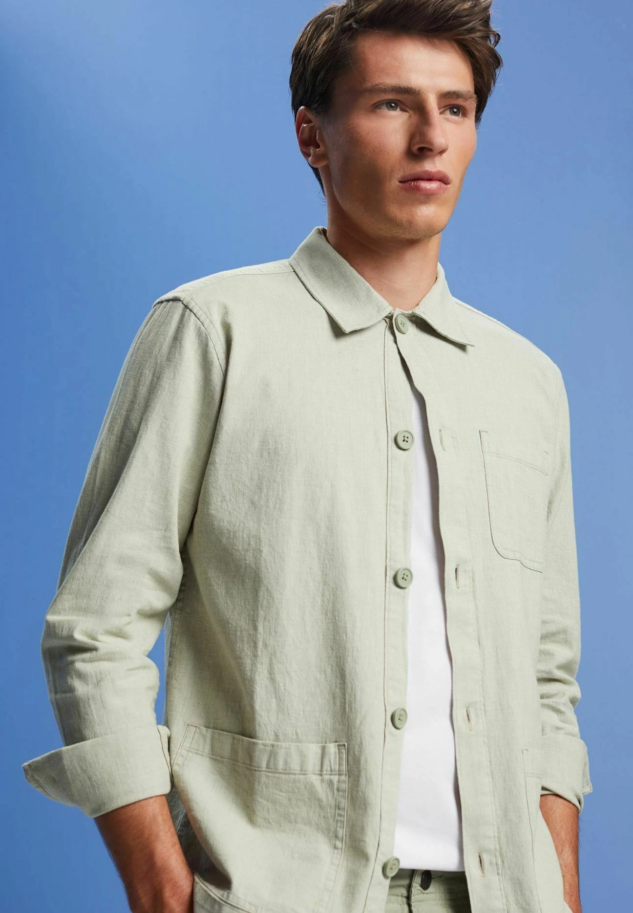 ESPRIT Shirt - Light Green 7 ESPRIT Shirt - Light Green - Image 7