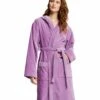 ESPRIT Fashion Unisex - Dressing Gown - Dark Lilac