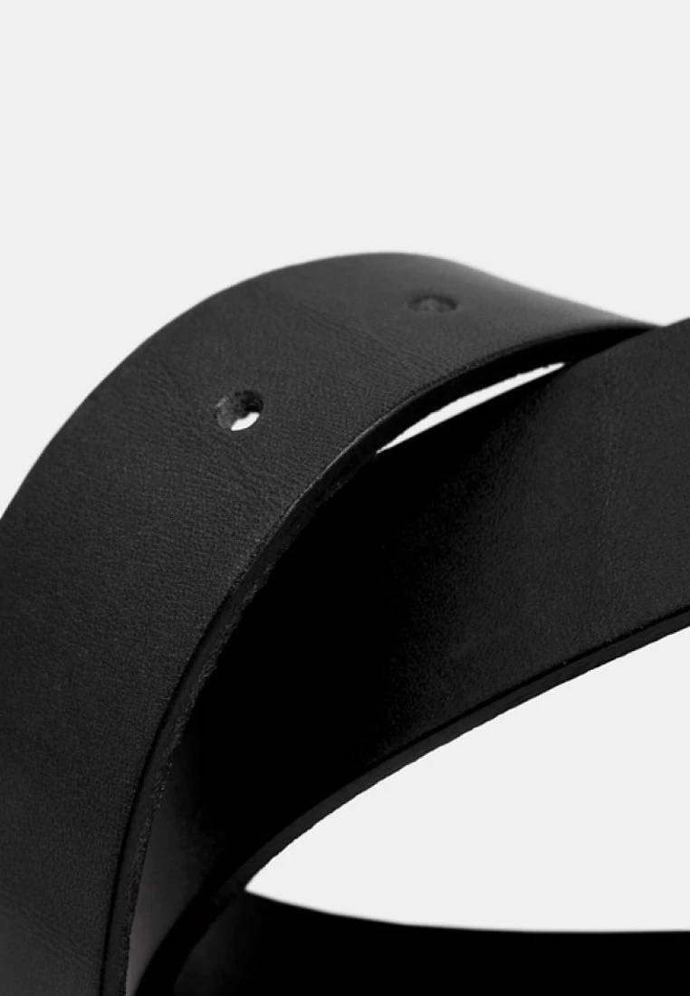 ESPRIT Mit Vintage-Schnalle, Aus Leder - Belt - Black 3 ESPRIT Mit Vintage-Schnalle, Aus Leder - Belt - Black - Image 3