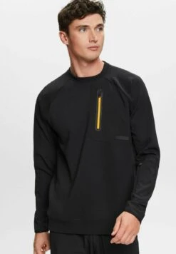 Mit Zippertaschen - Sweatshirt - Black