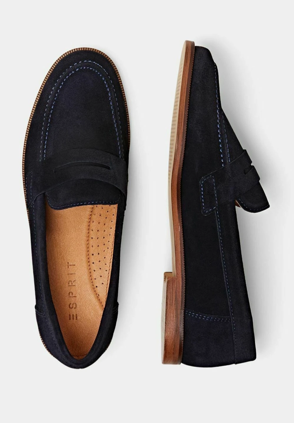 ESPRIT Moccasins - Navy 3 ESPRIT Moccasins - Navy - Image 3