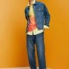Edc By Esprit Denim Jacket - Blue Medium Washed New