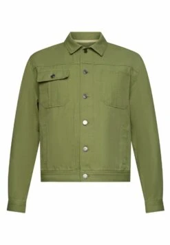 ESPRIT Trucker - Denim Jacket - Olive -Esprit Sales Store 98cbf60c44e64dc1a73915ed6cb89b26