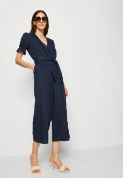 ESPRIT Belted Overall - Jumpsuit - Navy -Esprit Sales Store 98d42452520e46e783a2765104988de1