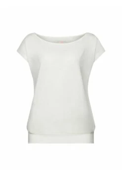 Basic T-Shirt - Off White -Esprit Sales Store 9a346444a4824fb8b21e242268cf1358