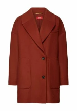 ESPRIT Short Coat - Rust Brown -Esprit Sales Store 9b6e2c31b937411fab3ff1bc0fa0bf50