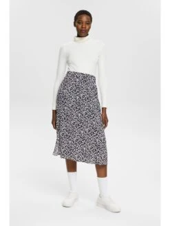 ESPRIT A-Line Skirt - Navy -Esprit Sales Store 9bc5fba87f76487d94e214db886809b9