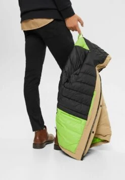 Edc By Esprit Outdoor- Winter Coat - Khaki Beige -Esprit Sales Store 9cf1ccb354004a7caeb893f182146d7e