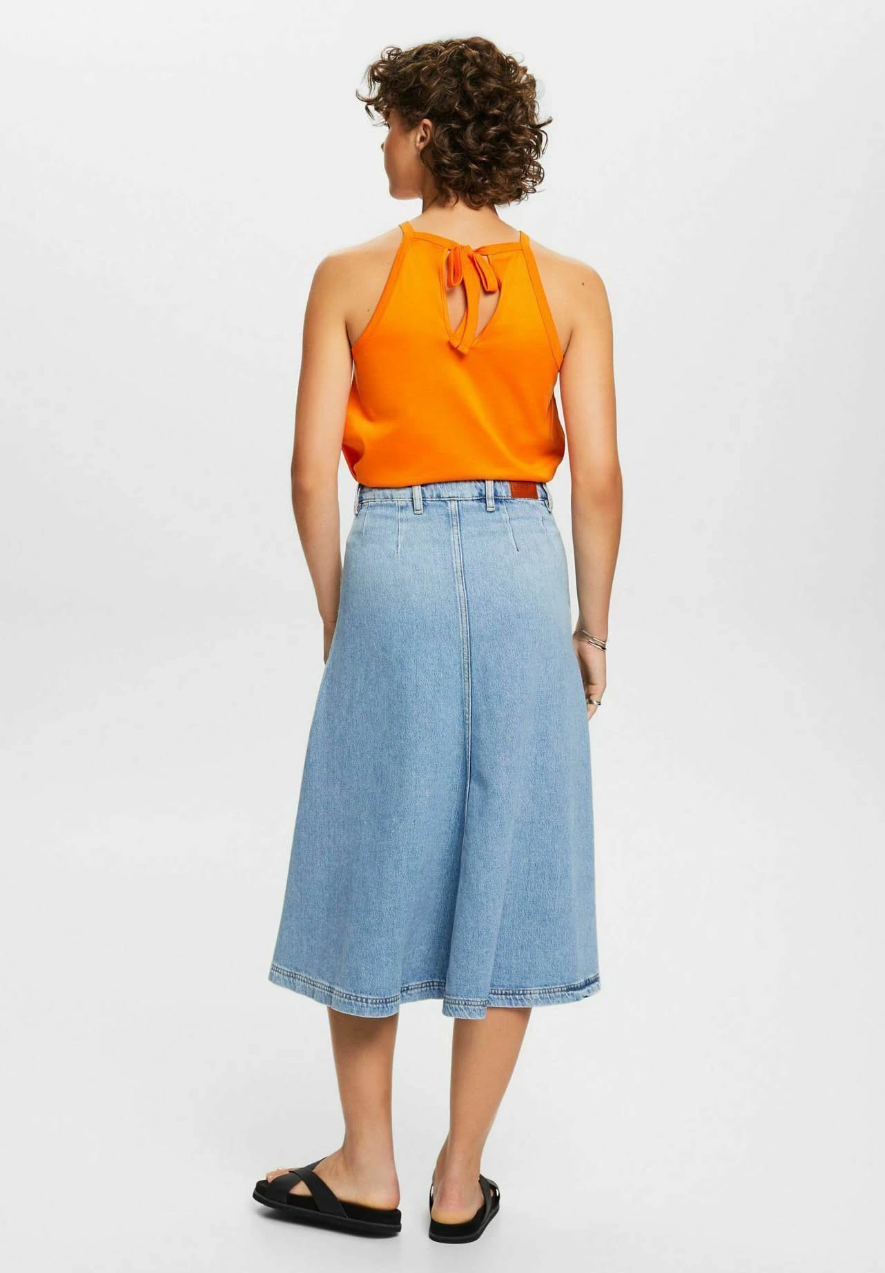 ESPRIT A-Line Skirt - Blue Medium Washed New 5 ESPRIT A-Line Skirt - Blue Medium Washed New - Image 5