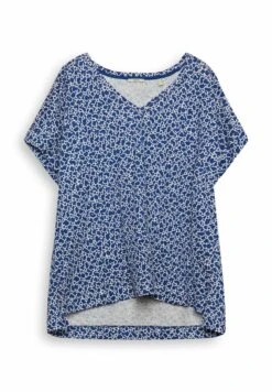 ESPRIT Allover-Mosaikprint - Print T-Shirt - Ink