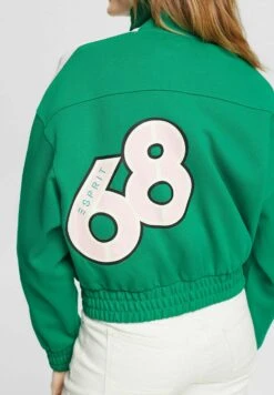 ESPRIT Cropped- Training Jacket - Emerald Green 12 ESPRIT Cropped- Training Jacket - Emerald Green -Esprit Sales Store a061598180f94aa297c00decfc49b062