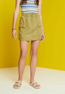 Edc By Esprit Denim Skirt - Pistachio Green -Esprit Sales Store a06606ce4a554042989d3cbadaafe8aa