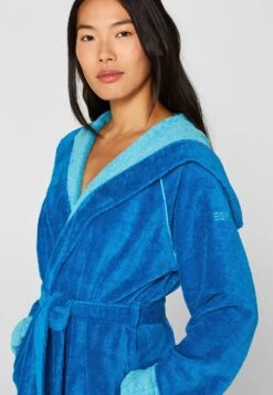 ESPRIT Dressing Gown - Turquoise -Esprit Sales Store a0db1b9202084bea998216584659d0ed