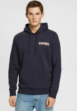 ESPRIT Mit Kleinem Logo-Print - Hoodie - Navy