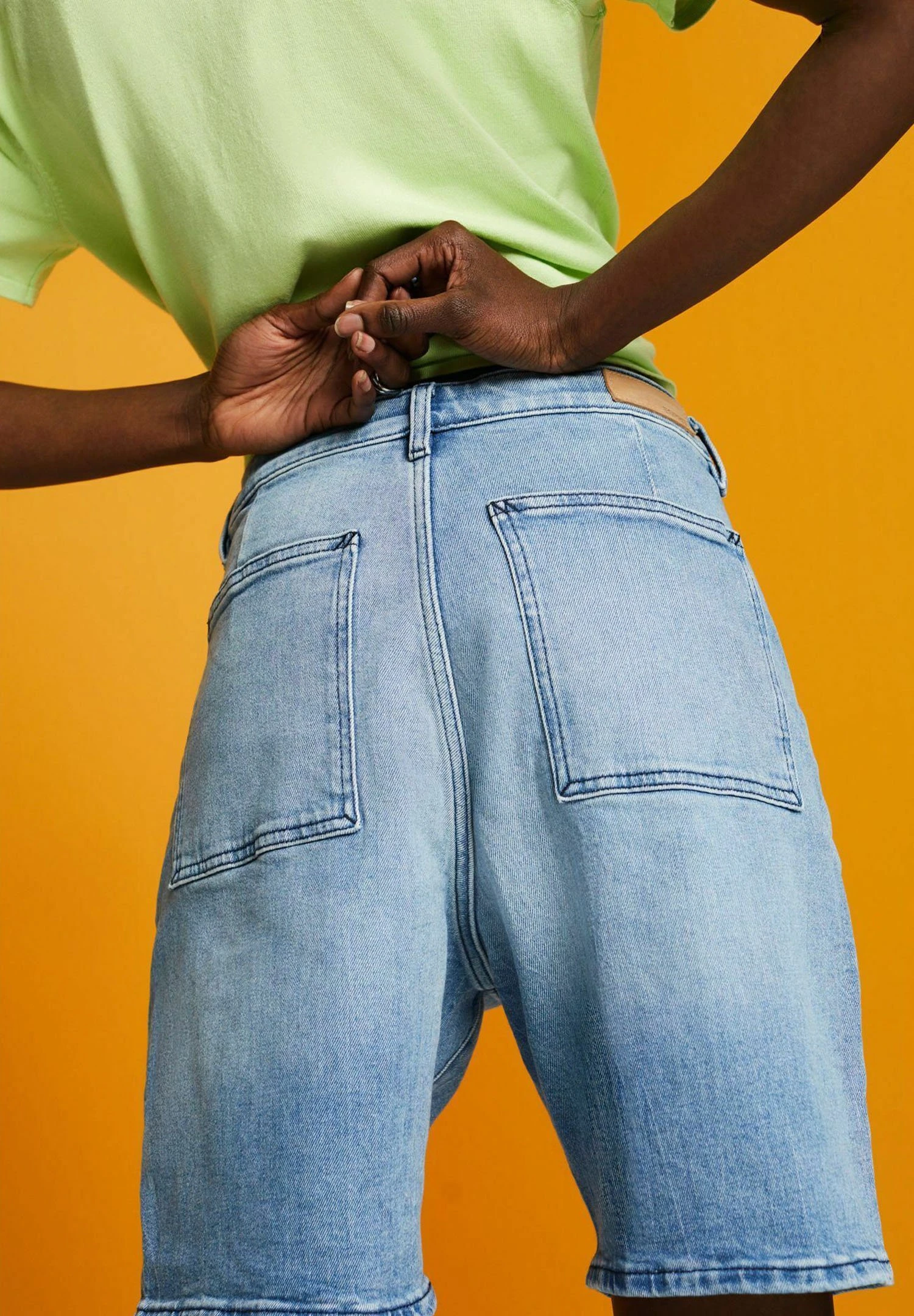 ESPRIT Denim Shorts - Blue Light Washed 8 ESPRIT Denim Shorts - Blue Light Washed - Image 8