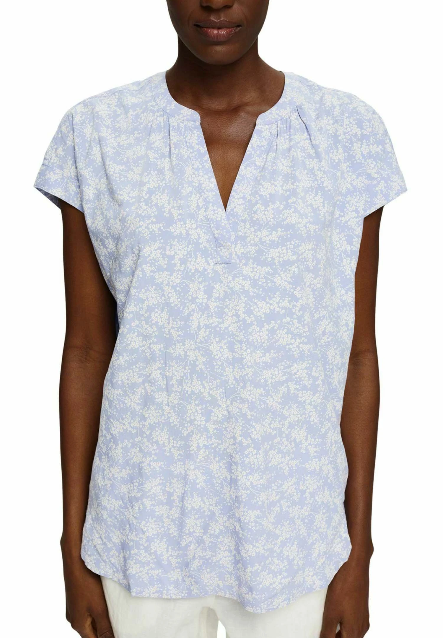 ESPRIT Aop- Blouse - Light Blue Lavender 1 ESPRIT Aop- Blouse - Light Blue Lavender