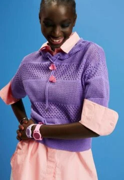 Edc By Esprit Print T-Shirt - Purple -Esprit Sales Store a733013ec28149cda53f64760353debe