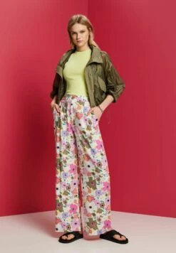 Edc By Esprit Palazzo - Trousers - Pink -Esprit Sales Store a79b7f33e25c4190863984031e1cc177