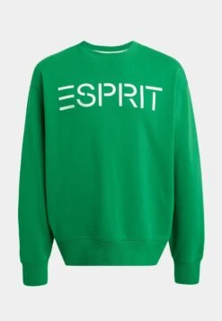 ESPRIT Logo - Sweatshirt - Green -Esprit Sales Store a7f9449f59204613b95aba0702270735