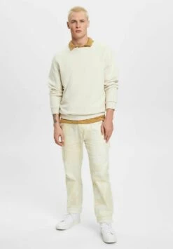 ESPRIT Gemusterte Mit Geradem Bein - Trousers - Beige -Esprit Sales Store a8353fc96aae43898c856147c9f89d51