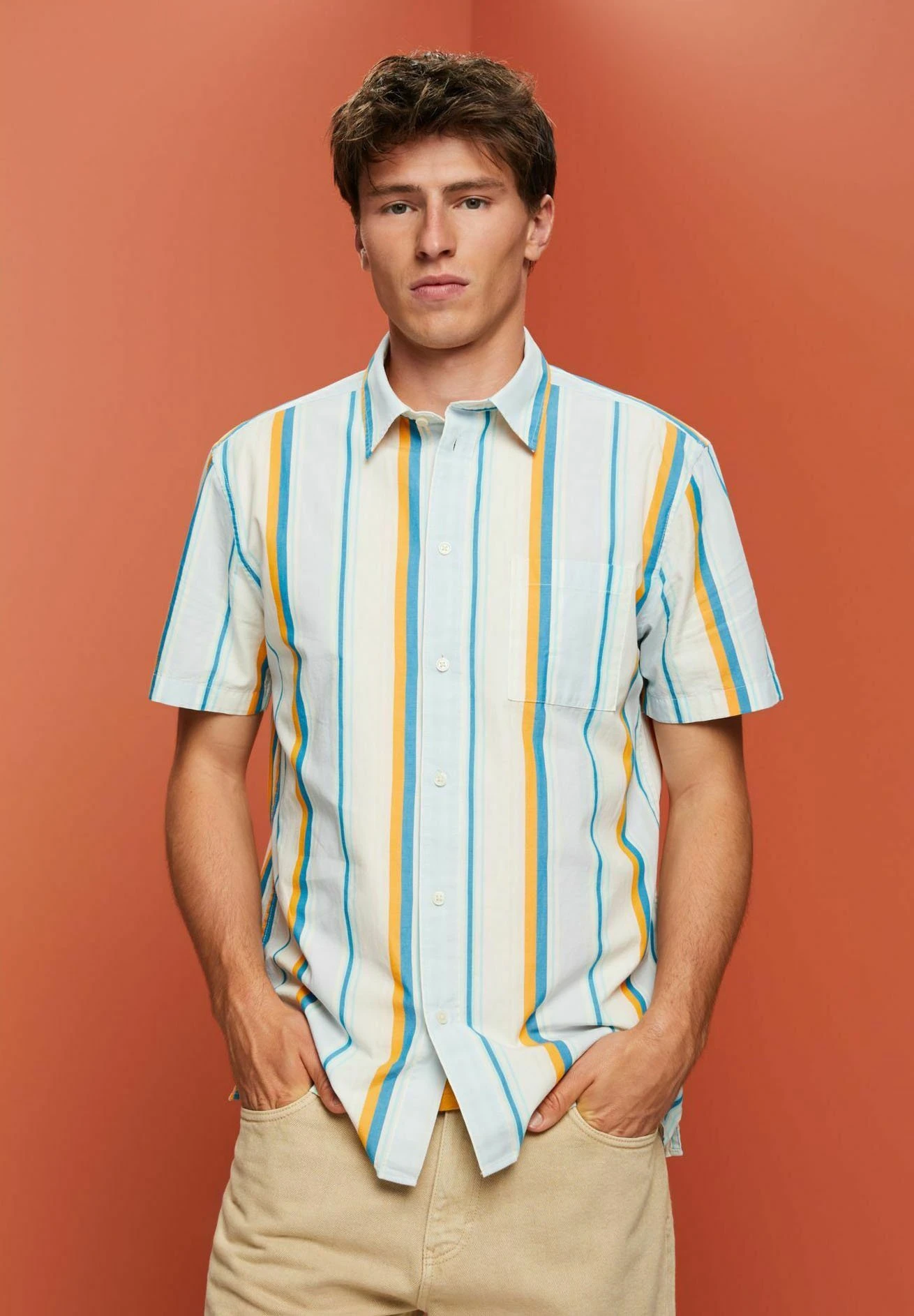 Edc By Esprit Shirt - Turquoise 4 Edc By Esprit Shirt - Turquoise - Image 4