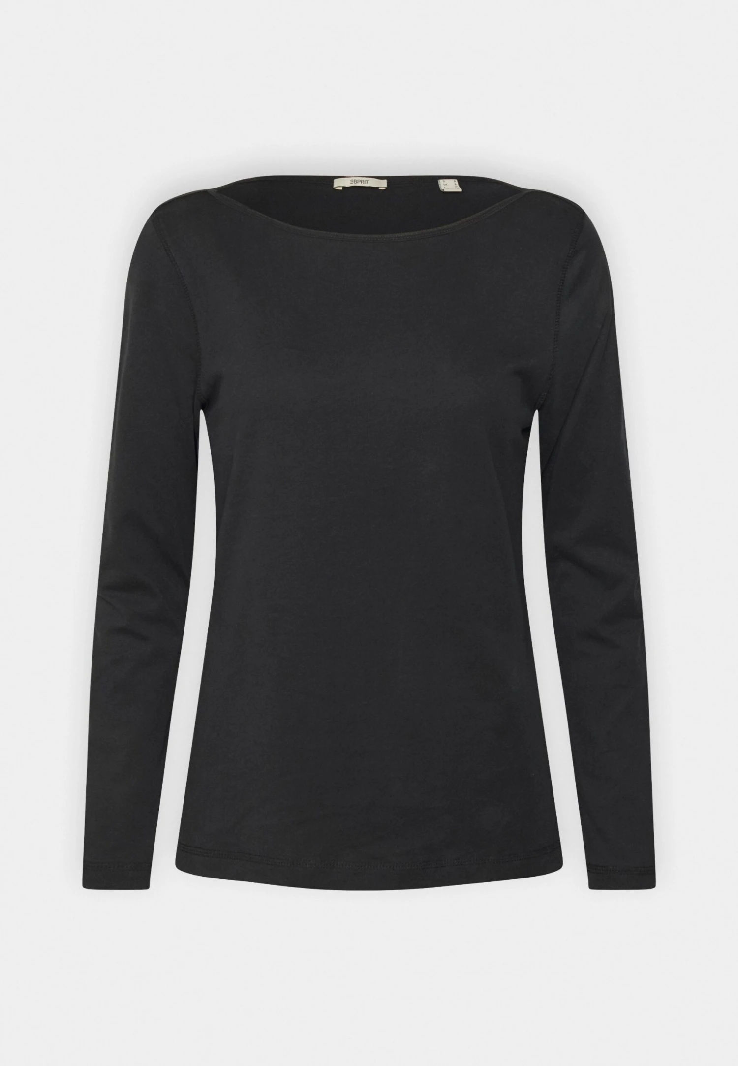 ESPRIT Boat Neck- Long Sleeved Top - Black 4 ESPRIT Boat Neck- Long Sleeved Top - Black - Image 4