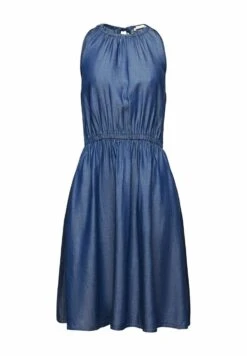 Edc By Esprit Light - Denim Dress - Blue Dark Washed -Esprit Sales Store aa6e49ed677a4b4ba2a689c29dd40271