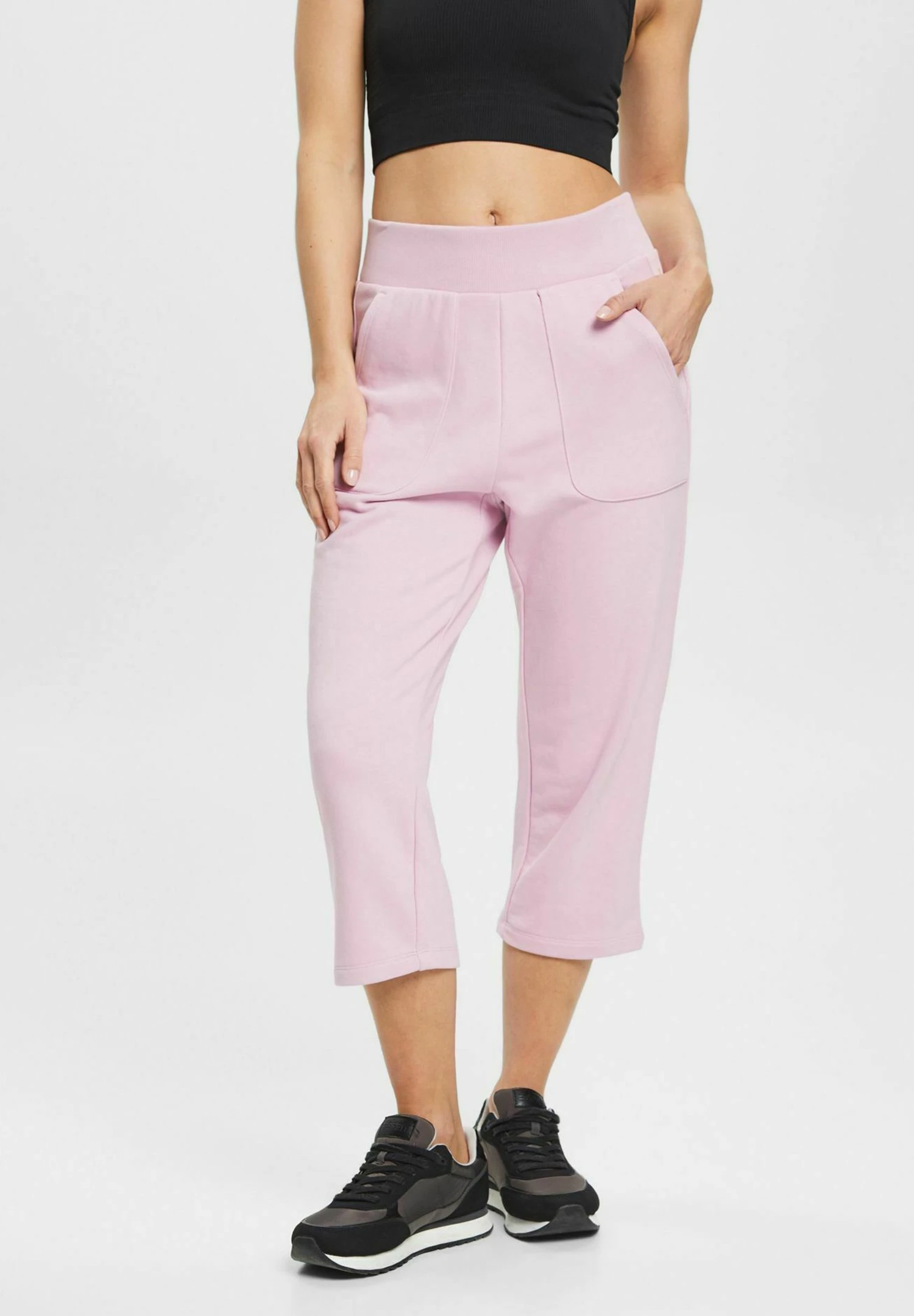 In Cropped-Länge - Tracksuit Bottoms - Lilac 1 In Cropped-Länge - Tracksuit Bottoms - Lilac