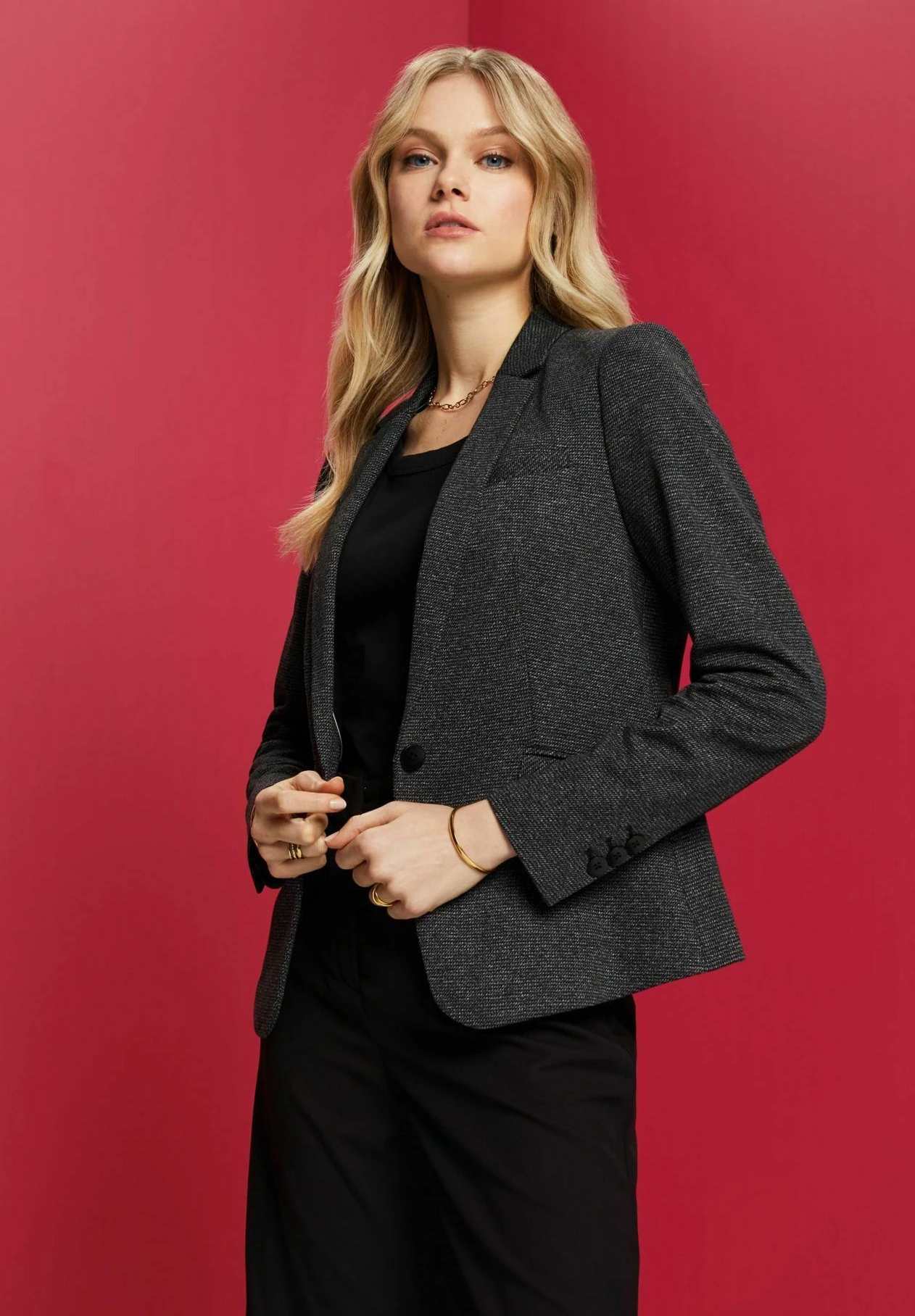 ESPRIT Blazer - Gunmetal 4 ESPRIT Blazer - Gunmetal - Image 4