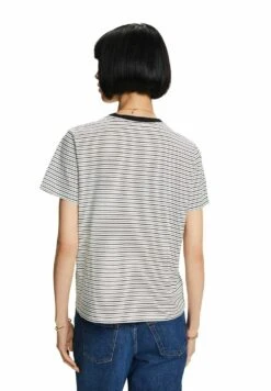 ESPRIT Mit Streifen - Print T-Shirt - Off White -Esprit Sales Store ab28a1932552469dbf84aa4336c010df