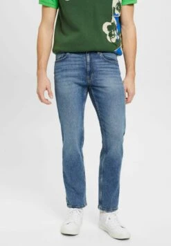 ESPRIT Straight Leg Jeans - Blue Medium Washed New